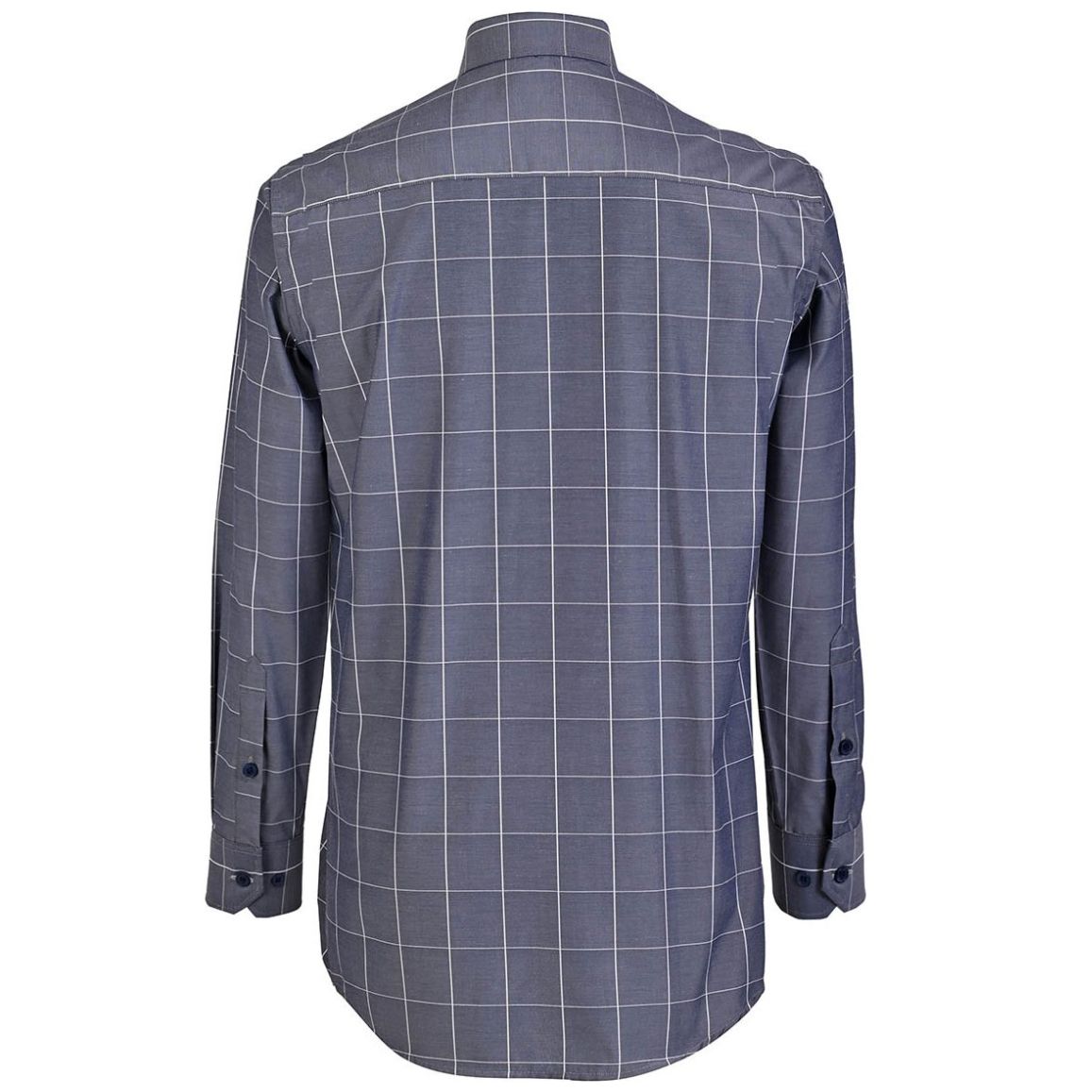 Camisa de Cuadros Gris para Hombre Pierre Cardin image number 1