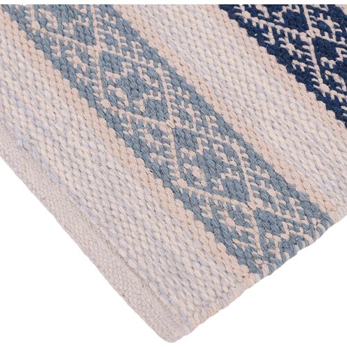 Tapete Home & Details Lineas Azul/dorado 120X170 Cm