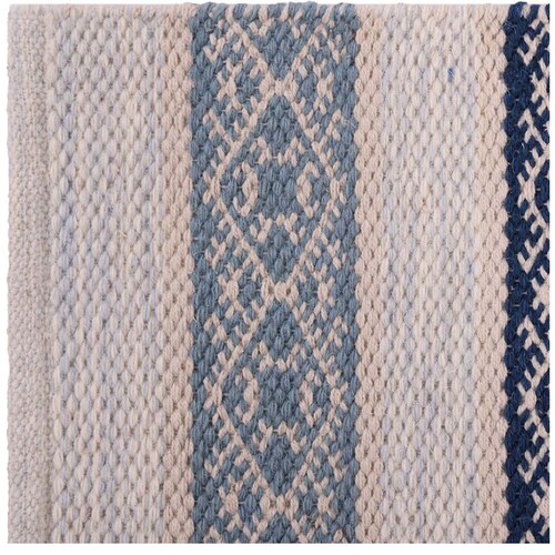 Tapete Home & Details Lineas Azul/dorado 120X170 Cm