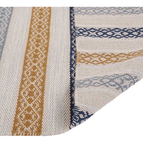 Tapete Home & Details Lineas 200X300 Cm Azul/dorado