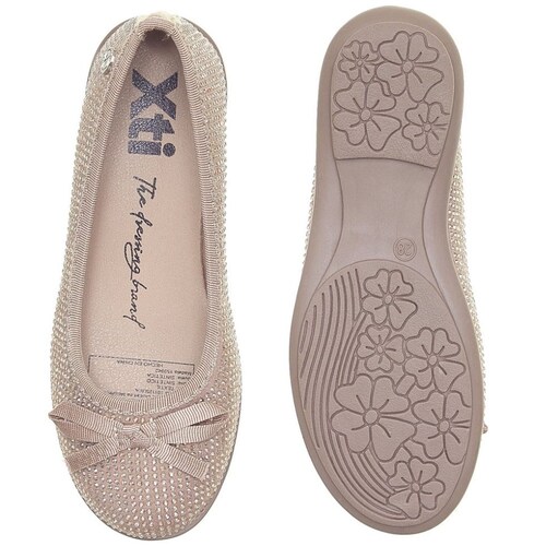 Zapato con Moño 18-23 Dorado para Niña Xti