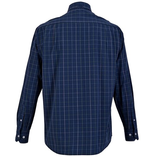 Camisa Casual para Azul Marino Hombre Cavalatti