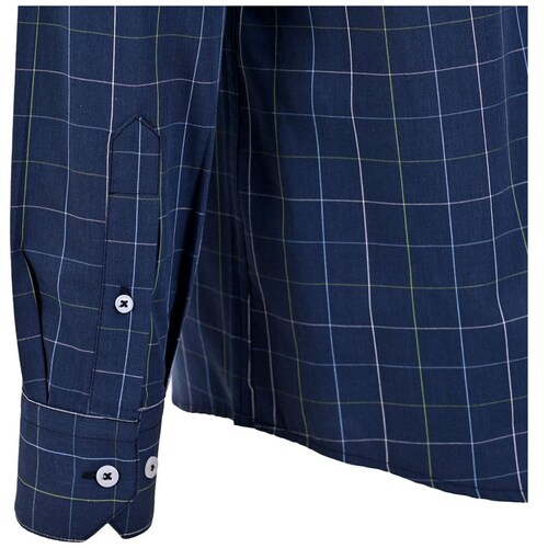 Camisa Casual para Azul Marino Hombre Cavalatti