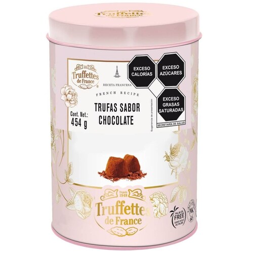Trufas Original Lata Rosa 454 G  Chocolates Truffette de France
