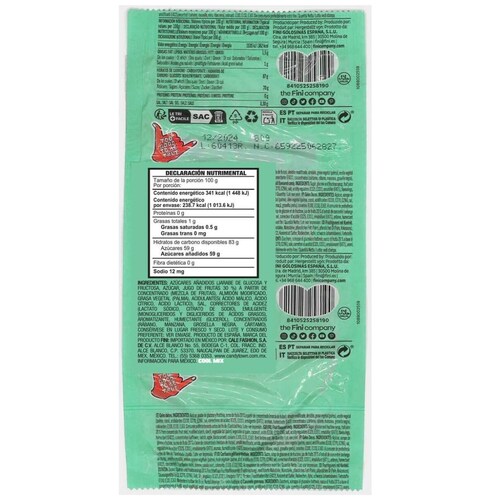 Smoo Free Sour Belts 70 G  Dulces Fini