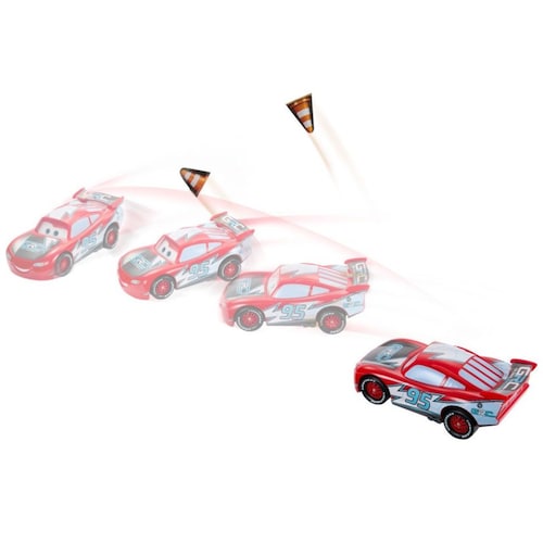 Cars de Disney y Pixar Vehículo Rayo Mcqueen en Acción