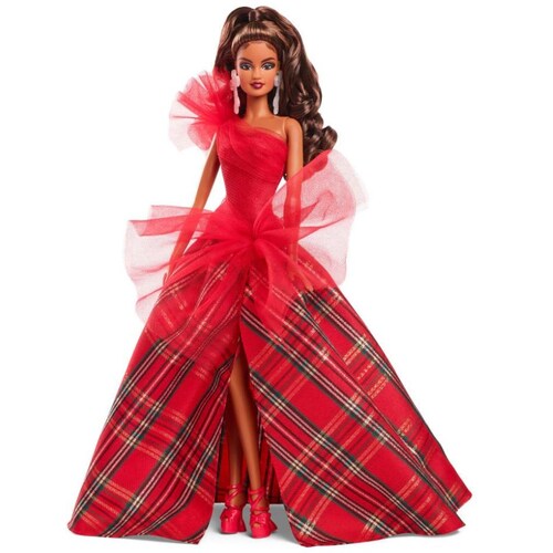 Barbie Signature Muñeca Holiday Doll Cabello Castaño