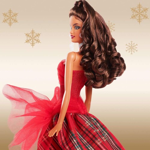 Barbie Signature Muñeca Holiday Doll Cabello Castaño
