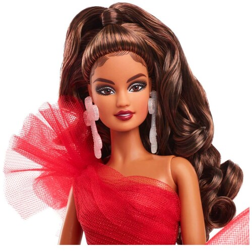 Barbie Signature Muñeca Holiday Doll Cabello Castaño