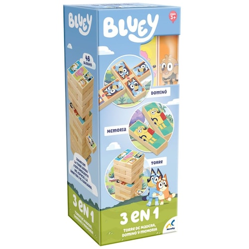  Torre de Madera 3 en 1 Bluey Novelty