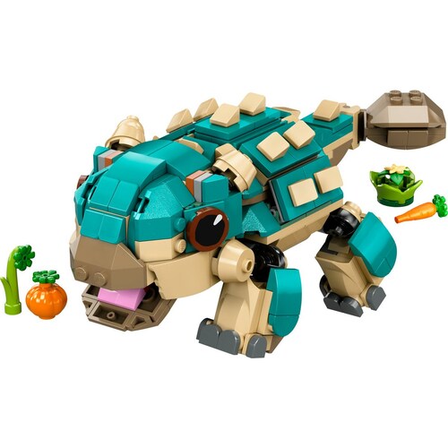 Jurassic World Bumpy Bebé: Ankylosaurus Juguete de Construcción 76962 Lego