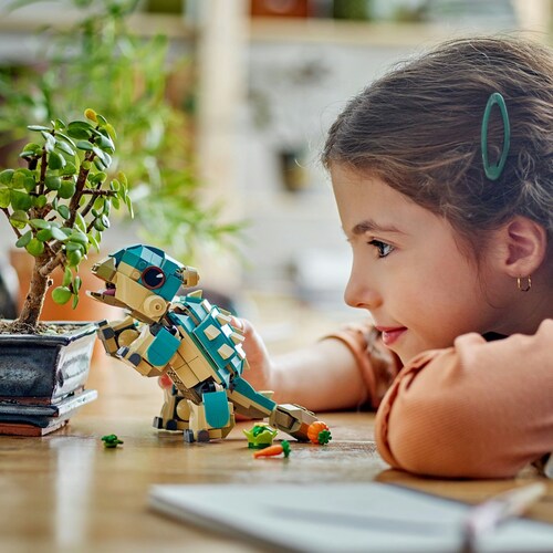 Jurassic World Bumpy Bebé: Ankylosaurus Juguete de Construcción 76962 Lego