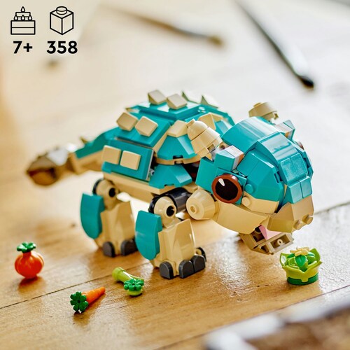Jurassic World Bumpy Bebé: Ankylosaurus Juguete de Construcción 76962 Lego