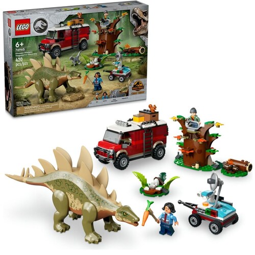 Jurassic World Misiones Dinosaurio: Descubrimiento Del Stegosaurus 76965 Lego