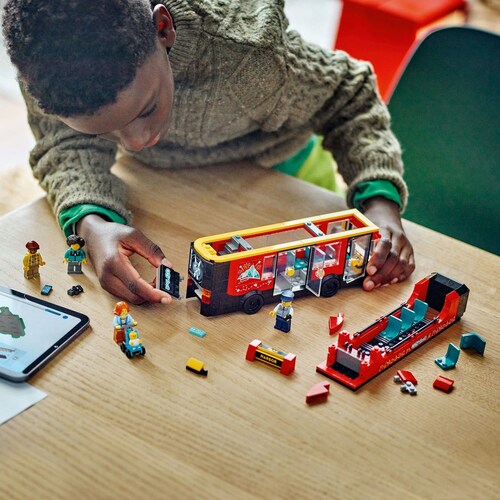 City Autobús Turístico Rojo de Dos Pisos 60407 Lego