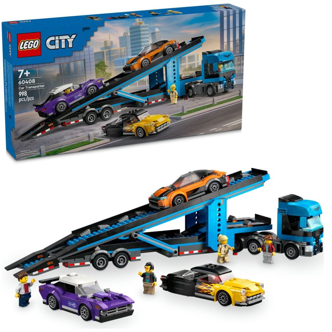 City Camión de Transporte con Autos Deportivos 60408 Lego