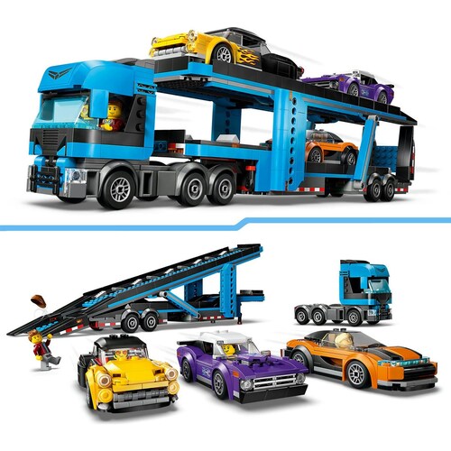 City Camión de Transporte con Autos Deportivos 60408 Lego