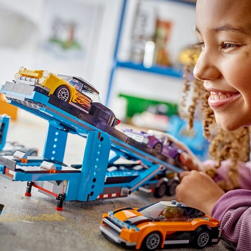 City Camión de Transporte con Autos Deportivos 60408 Lego