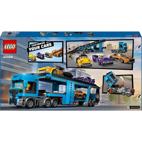 City Camión de Transporte con Autos Deportivos 60408 Lego