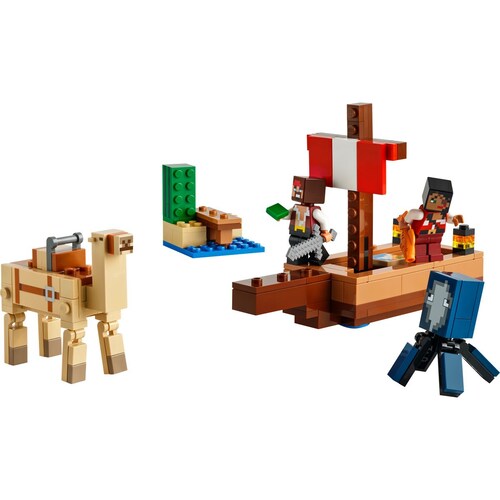 Minecraft  el Viaje en el Barco Pirata Juguete de Construcción 21259 Lego