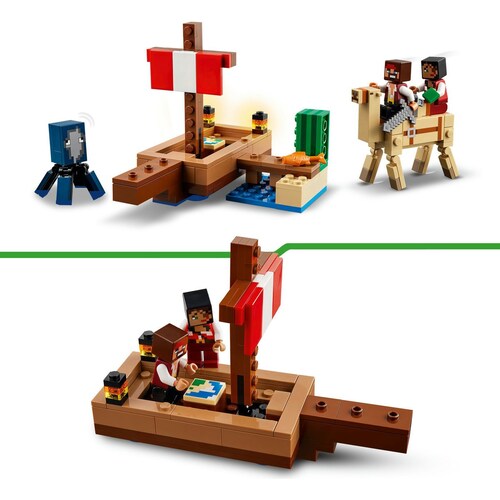 Minecraft  el Viaje en el Barco Pirata Juguete de Construcción 21259 Lego