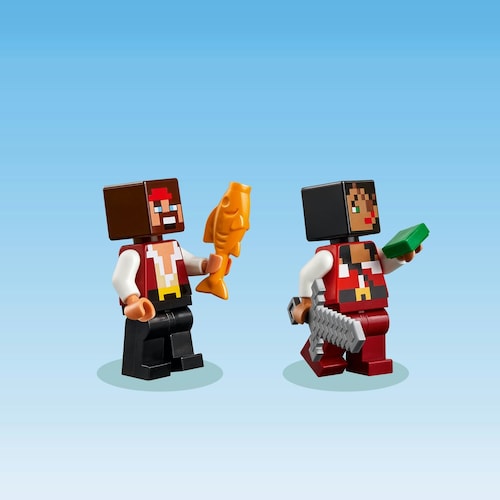Minecraft  el Viaje en el Barco Pirata Juguete de Construcción 21259 Lego