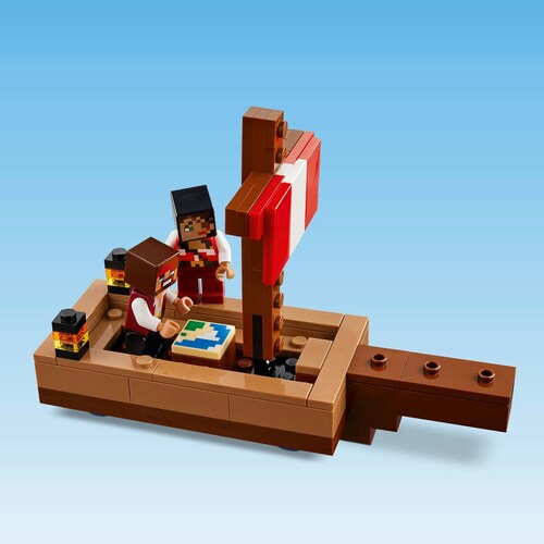 Minecraft  el Viaje en el Barco Pirata Juguete de Construcción 21259 Lego