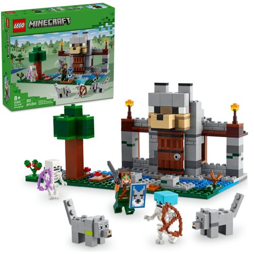 Minecraft  la Fortaleza-Lobo Juego 21261 Lego