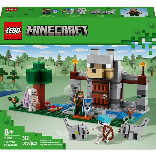 Minecraft  la Fortaleza-Lobo Juego 21261 Lego