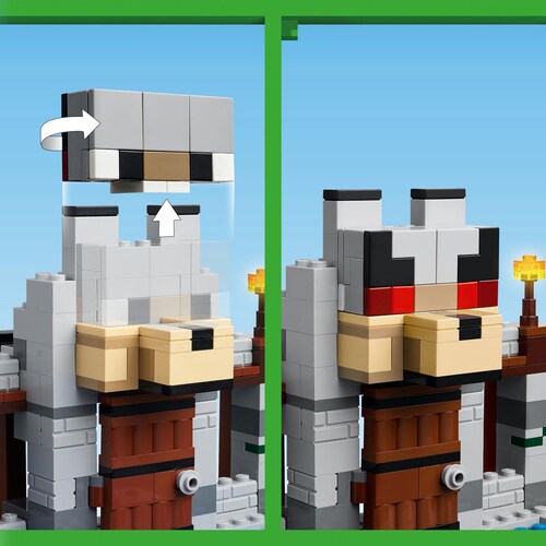 Minecraft  la Fortaleza-Lobo Juego 21261 Lego