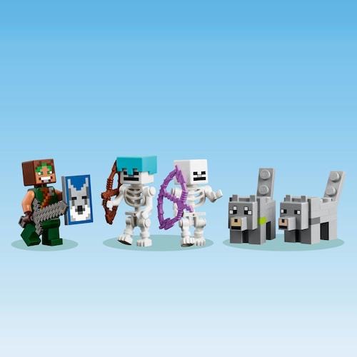 Minecraft  la Fortaleza-Lobo Juego 21261 Lego