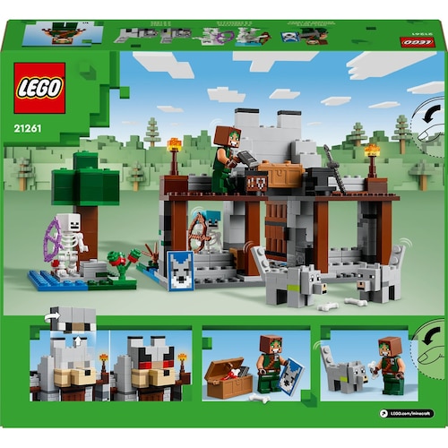 Minecraft  la Fortaleza-Lobo Juego 21261 Lego