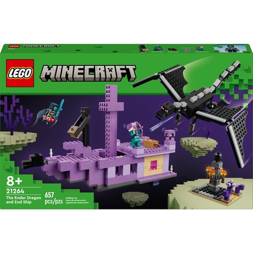 Minecraft  el Dragón Ender Y el Barco Del End 21264 Lego