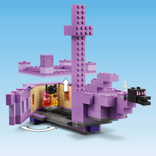 Minecraft  el Dragón Ender Y el Barco Del End 21264 Lego