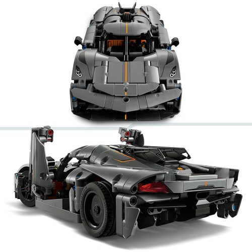 Technic Hiperauto Koenigsegg Jesko Absolut Gris 42173 Lego