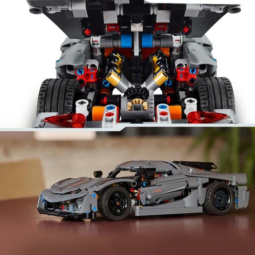 Technic Hiperauto Koenigsegg Jesko Absolut Gris 42173 Lego