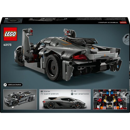 Technic Hiperauto Koenigsegg Jesko Absolut Gris 42173 Lego