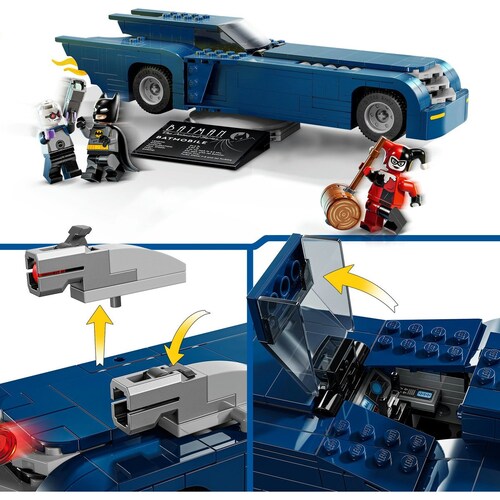Dc Batman Batman con Batimóvil Vs. Harley Quinn Y Mr. Freeze 76274 Lego