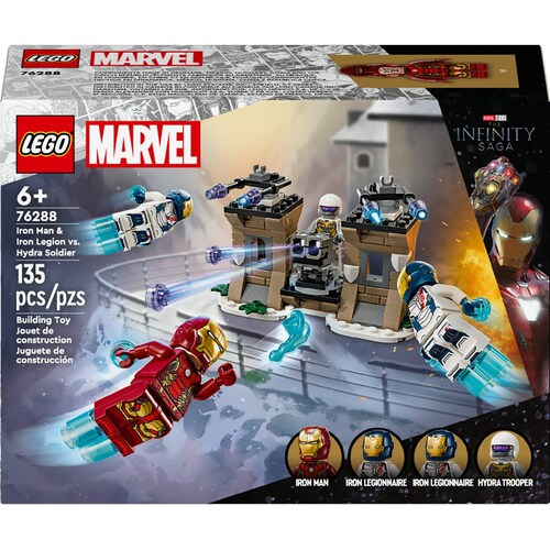 Marvel Iron Man Y Legión de Hierro Vs. Soldado de Hydra 76288 Lego