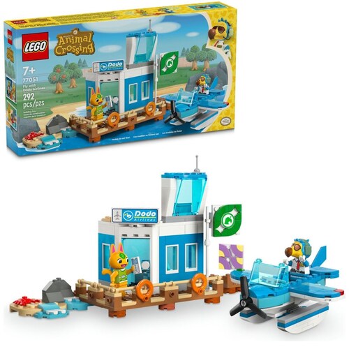 Animal Crossing Vuela con Dodo Airlines Juguete de Construcción 77051 Lego