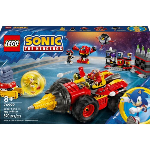 Sonic The Hedgehog Super Sonic Vs. Egg Drillster 76999 Lego
