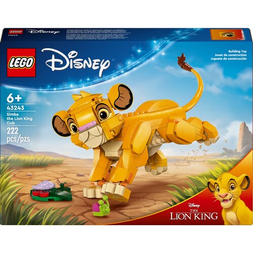 Disney el Rey León: Simba Cachorro Regalo 43243 Lego