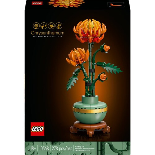 Icons Crisantemo Set de Construcción Floral 10368 Lego