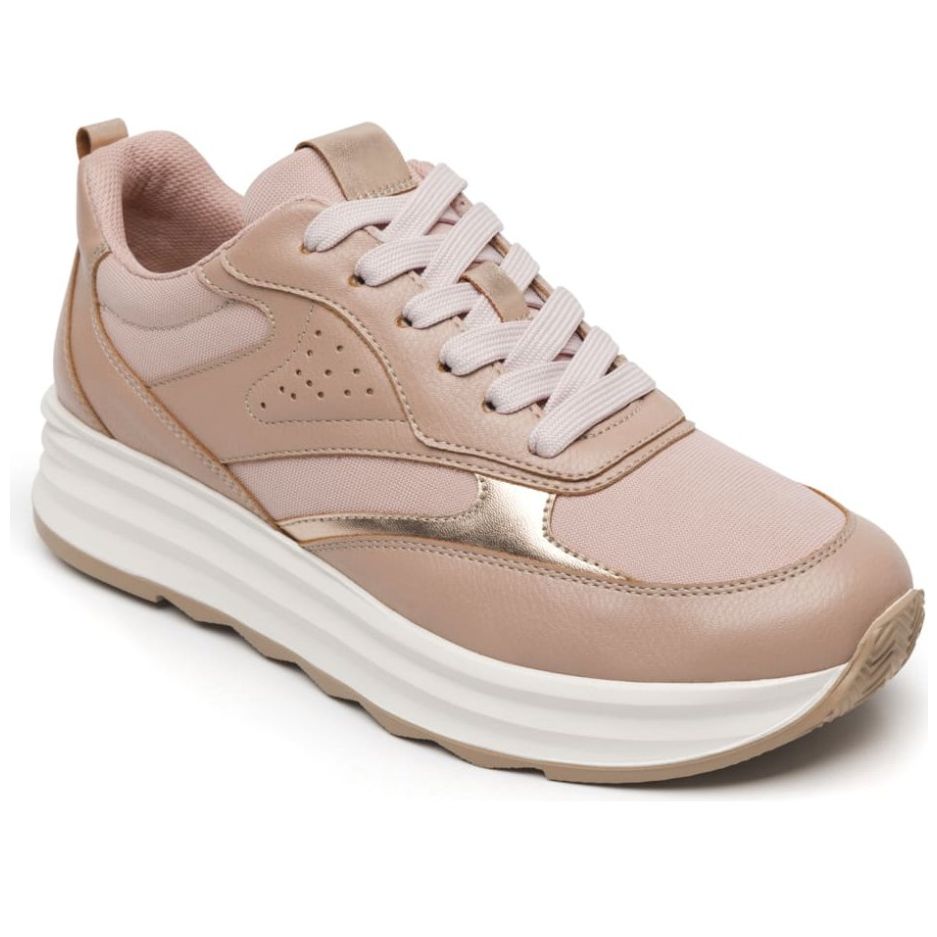 Marca Flexi Sears Zapatos Flexi Dama Mocasín Casual Confort Con Cuña Beige  Para Mujer Flexi