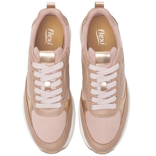 Tenis Diseño Liso Nat para Mujer Flexi