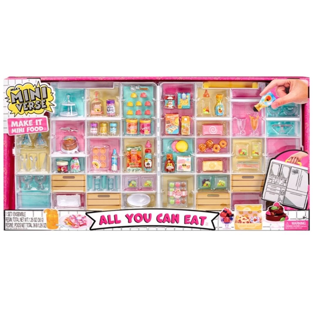 Pequeña Mini Comida Juego De 10 Alimentos Surtidos En Miniatura