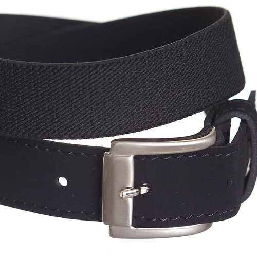 Cinturon Elástico Color Negro Zilery´s para Mujer