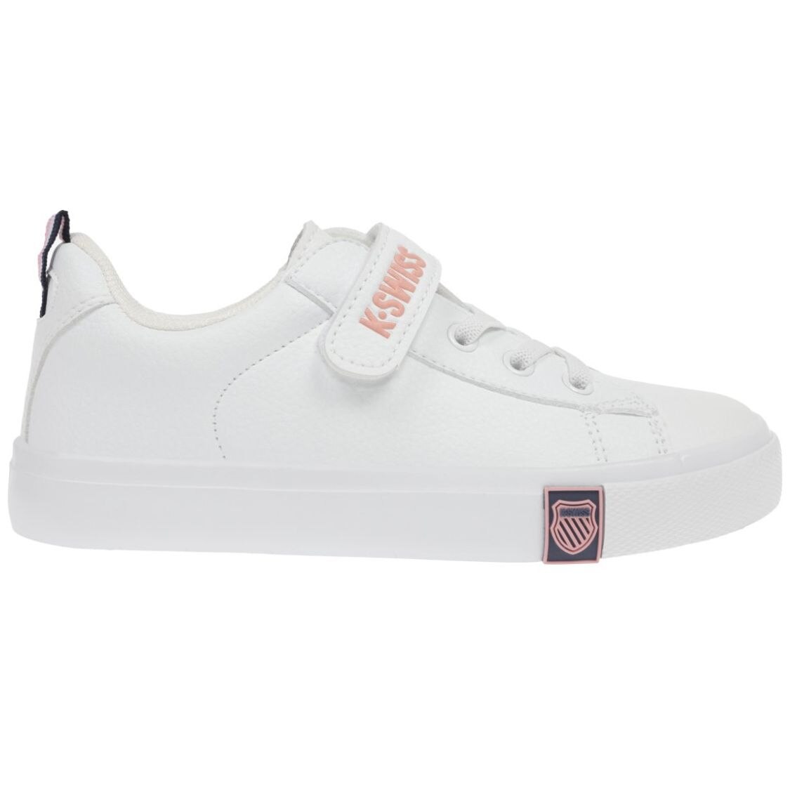 Tenis Kwiss con Velcro Trinity 17-22 Color Blanco