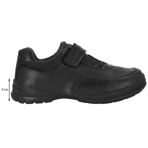 Zapato Escolar 18-24 Negro para Niño Hush Puppies