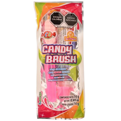 Candy Brush Sabores Frutales  de 14Grs